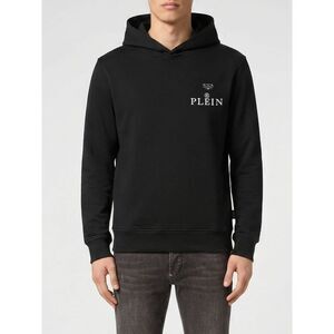 Philipp Plein Men Philipp Plein Jersey Hoodie With Contrast Logo Print